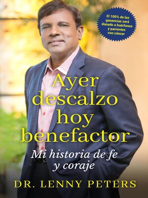 cover image of Ayer descalzo, hoy benefactor